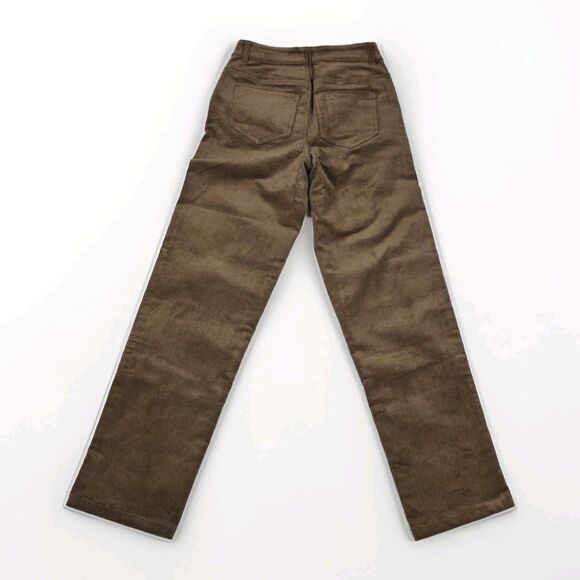 Universal Standard Cassidy High Rise Straight Corduroy Pants Size 0 Brown - Picture 3 of 10